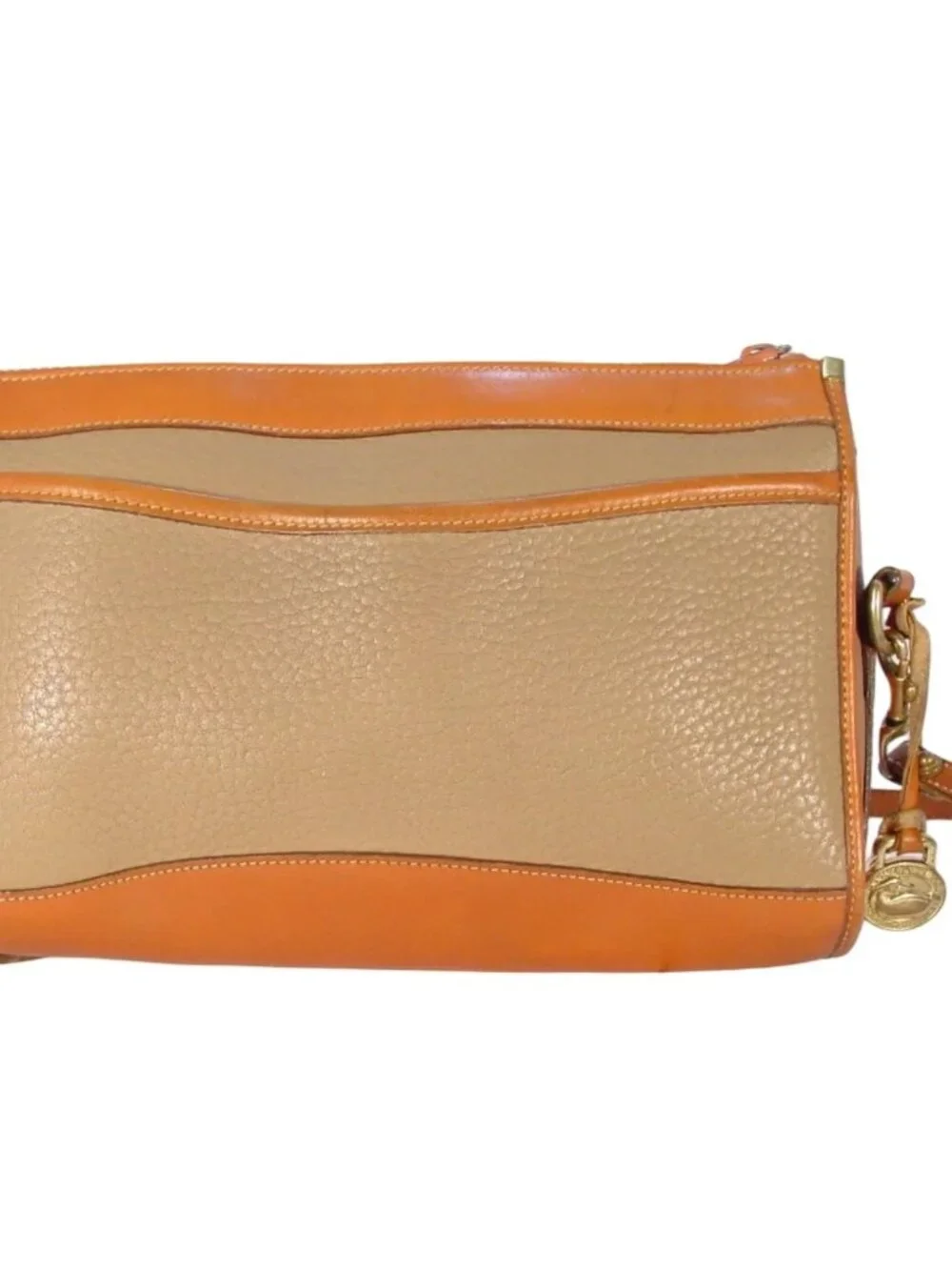 DOONEY & BOURKE Vintage AWL Taupe Crossbody Bag - Picture 2 of 12